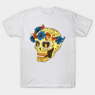 Sugar skull yellow T-Shirt